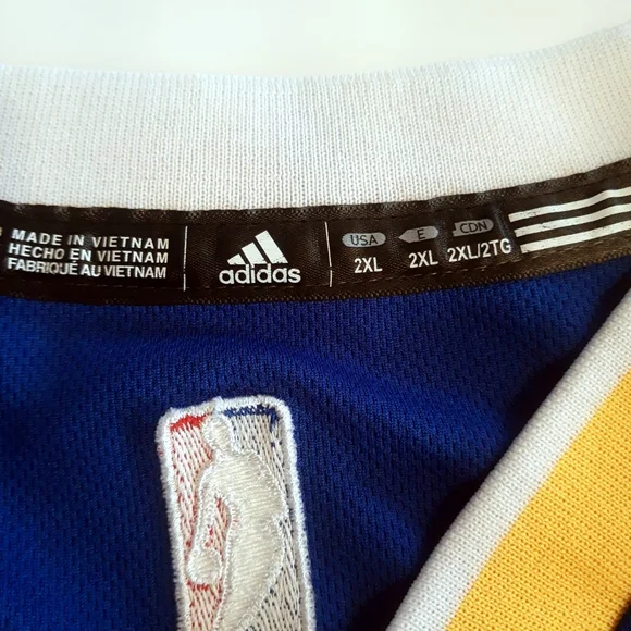Adidas Stephen Curry Golden State Warriors Men's Blue Swingman Jersey - 2XL